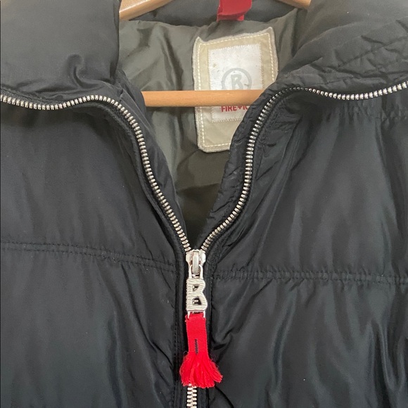 Bogner Fire + Ice Quilted Down Coat Black 600 Fill Size 6 Small - Picture 5 of 13